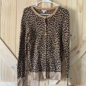 Leopard print sweater